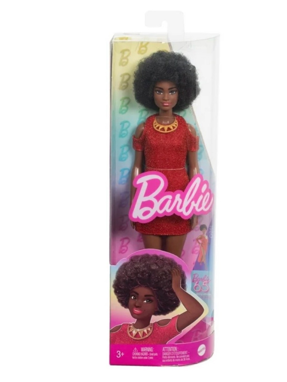Barbie Doll with Red Sparkle Dress
